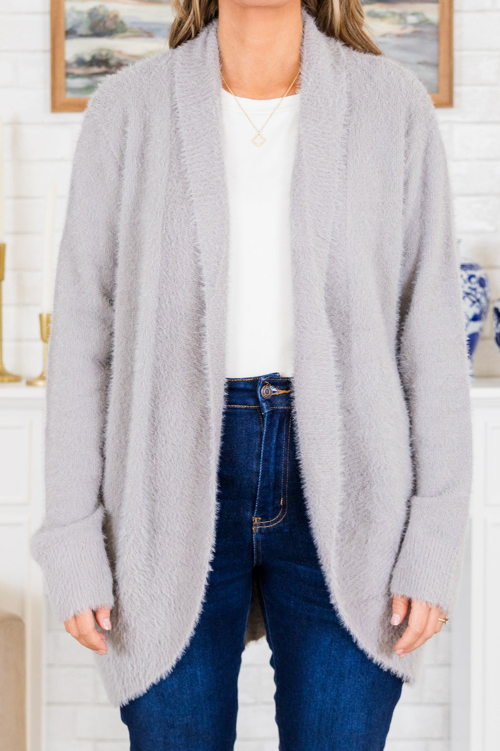 What Is The News Cardigan, Grey