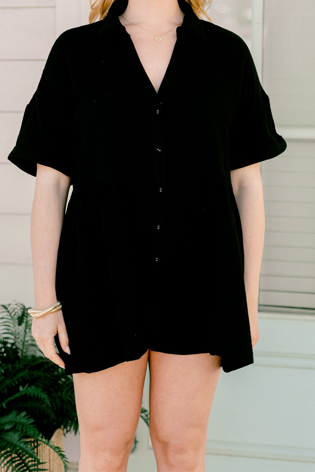 What It Takes Romper, Black