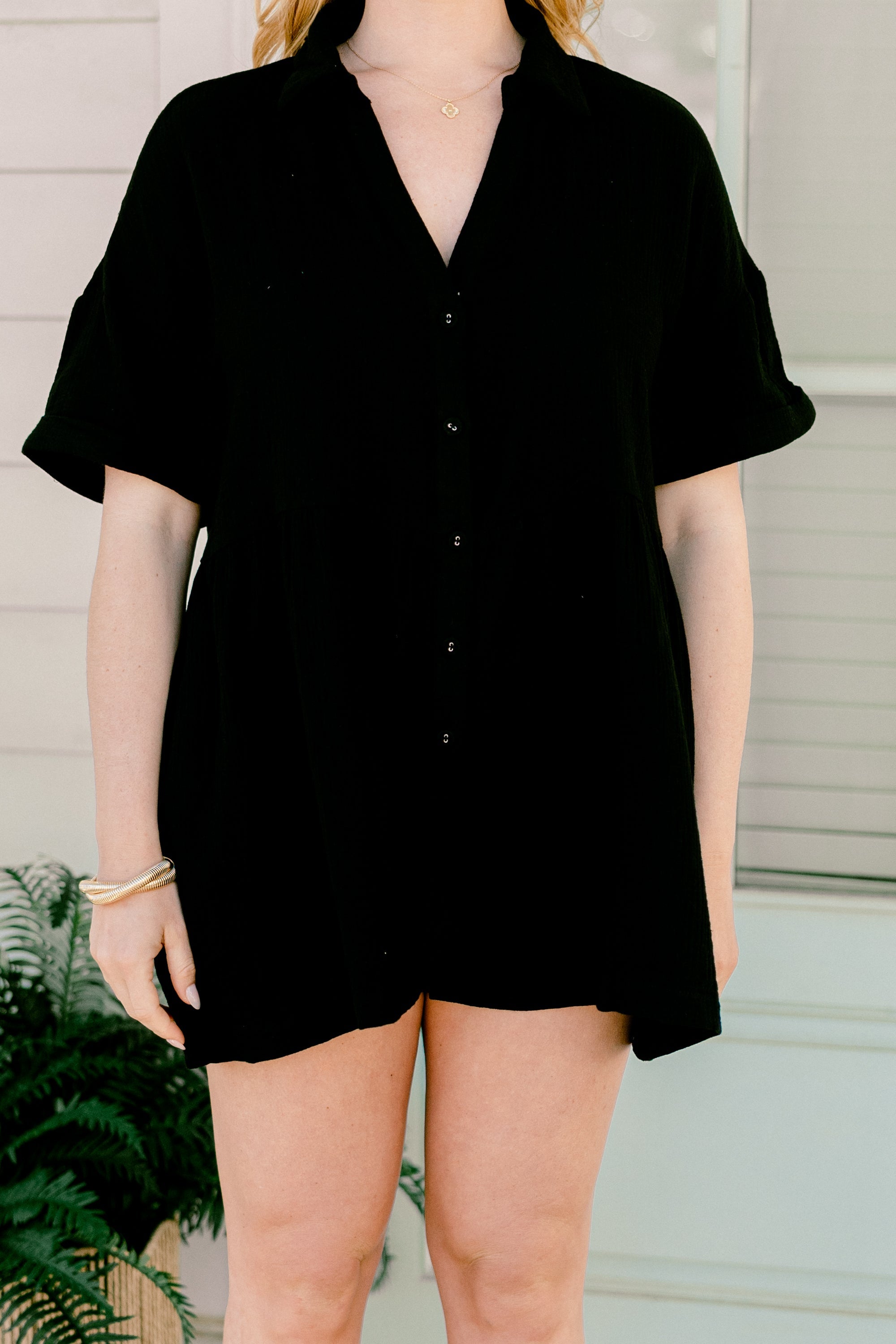 What It Takes Romper, Black
