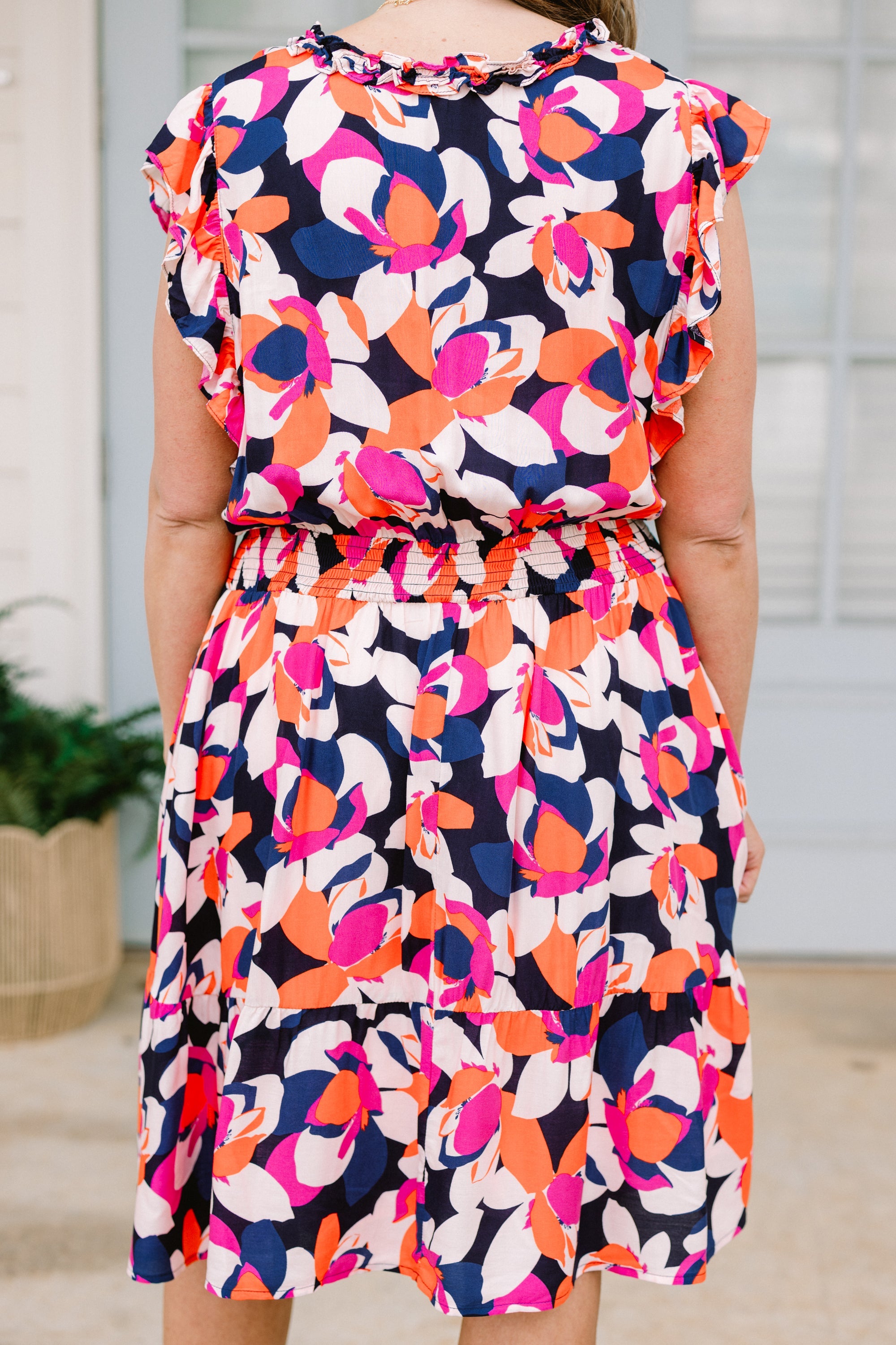 What The Future Holds Dress, Navy