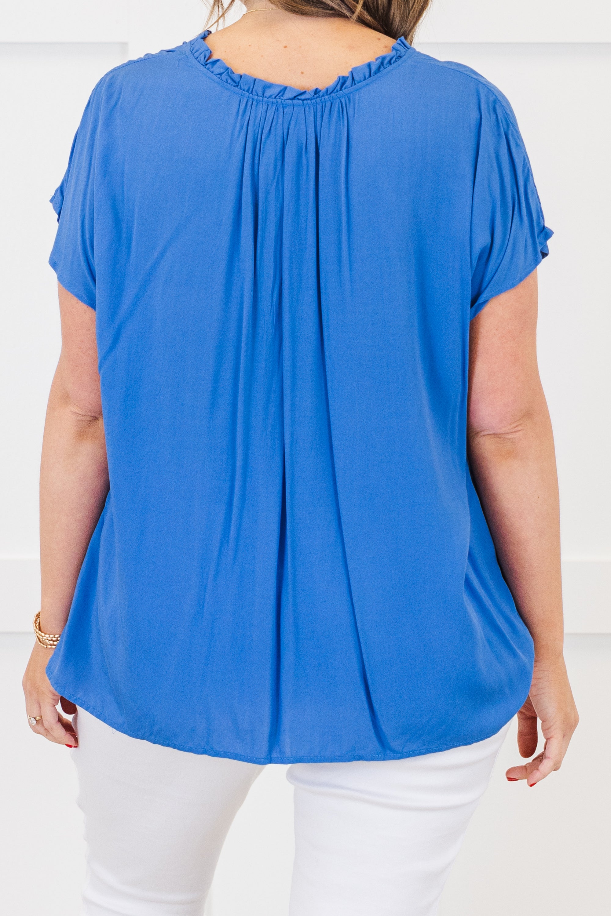 What Will It Be Top, Denim Blue