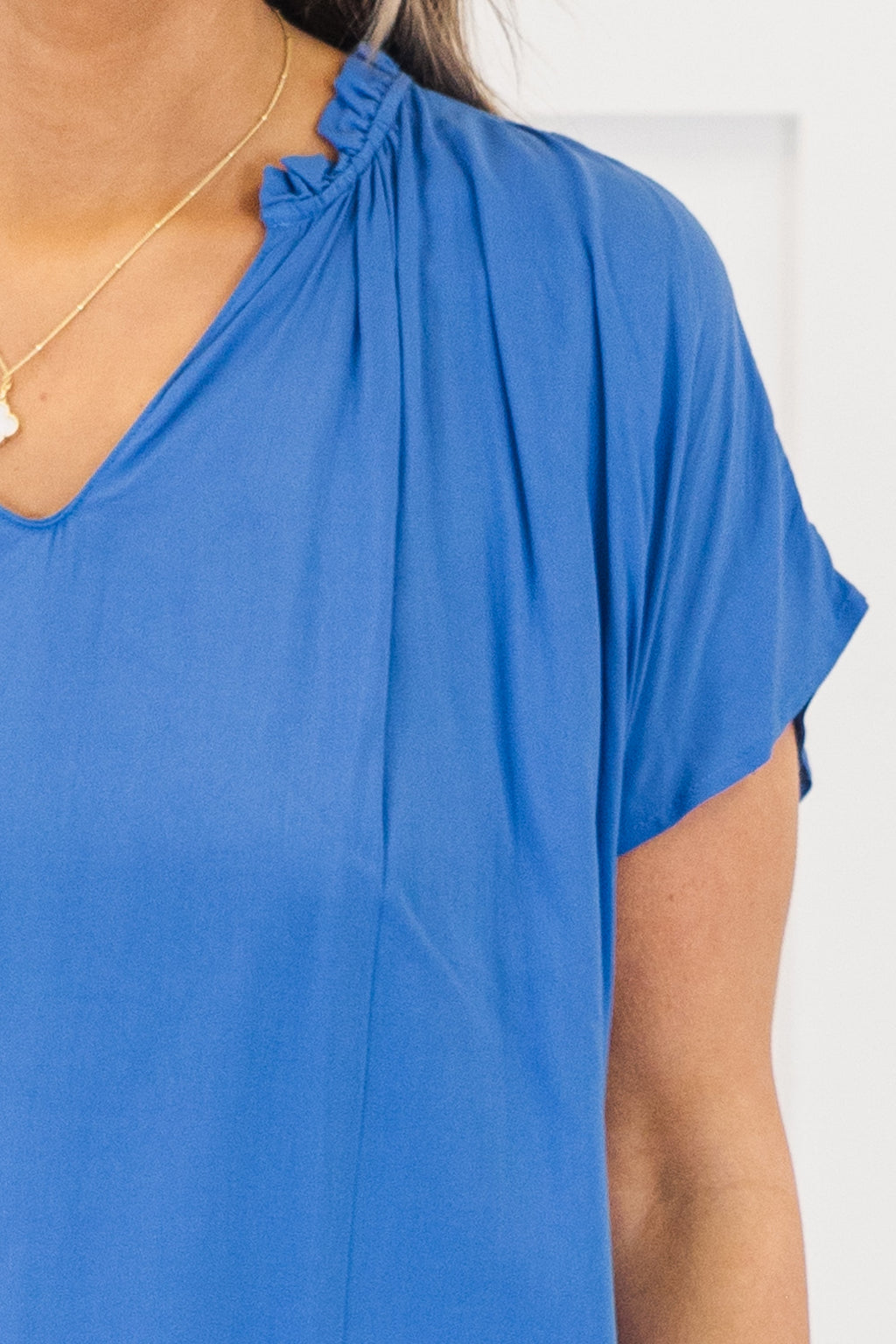 What Will It Be Top, Denim Blue