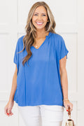 What Will It Be Top, Denim Blue