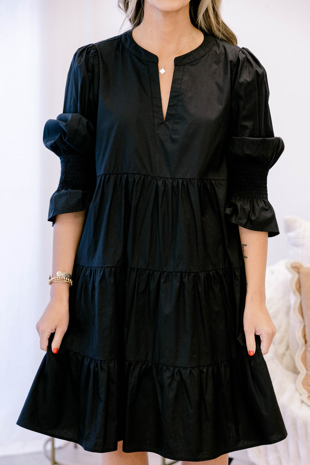 What You Know Dress, Black