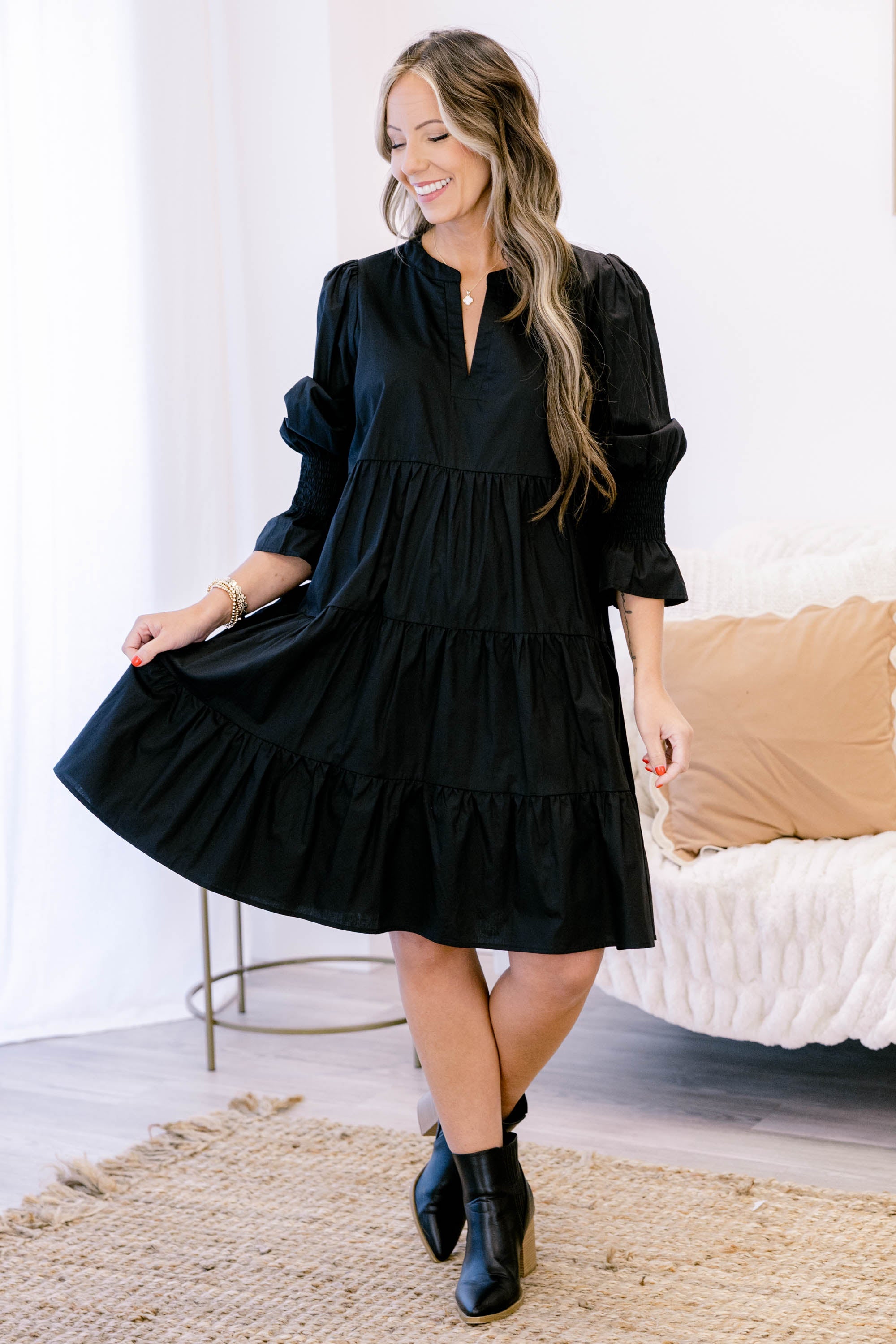 What You Know Dress, Black