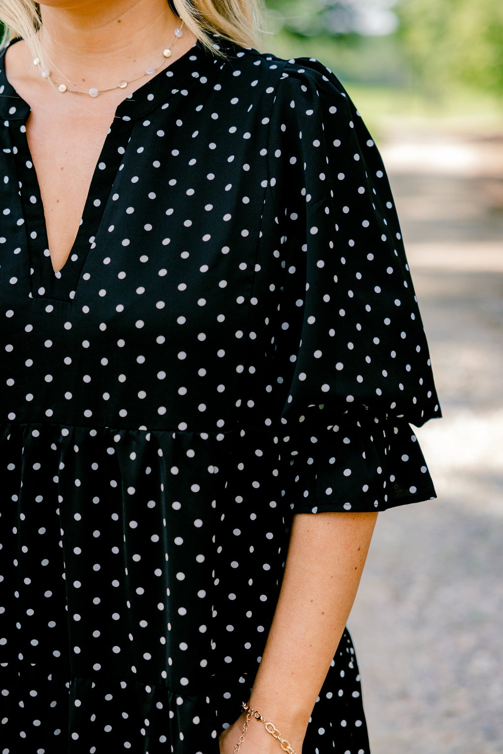 What You Know Dress, Black Polka Dot