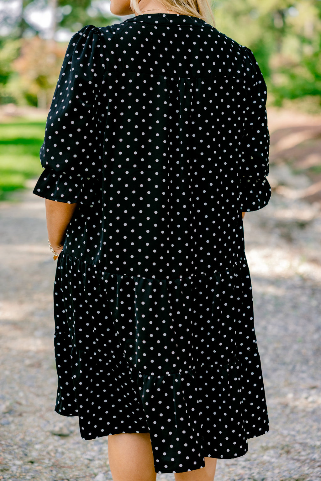What You Know Dress, Black Polka Dot
