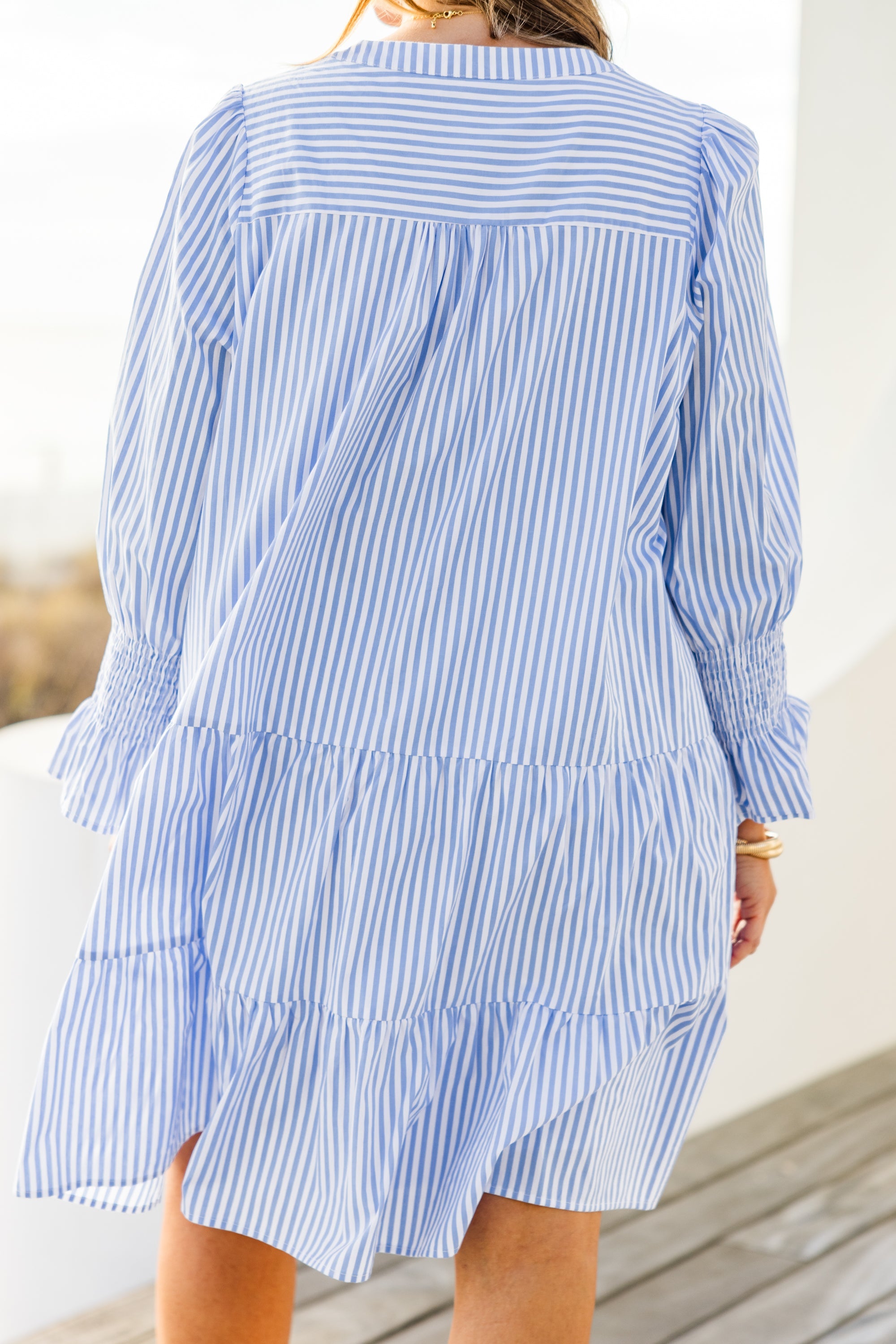 What You Know Dress, Blue