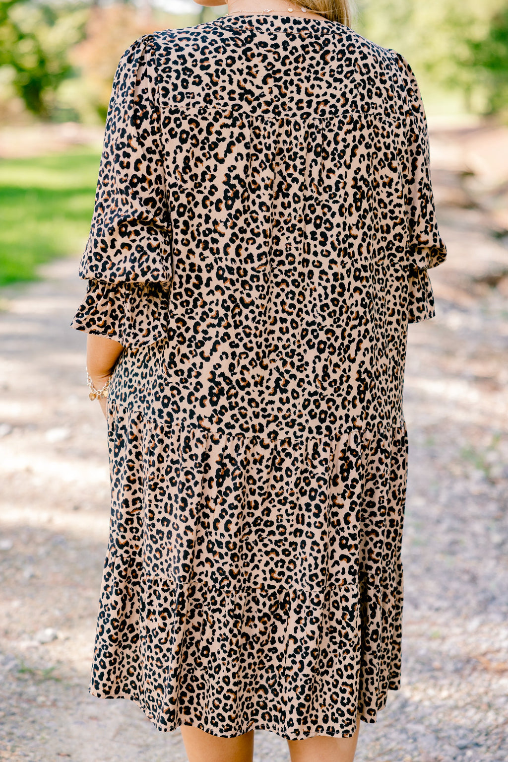 What You Know Dress, Brown Leopard