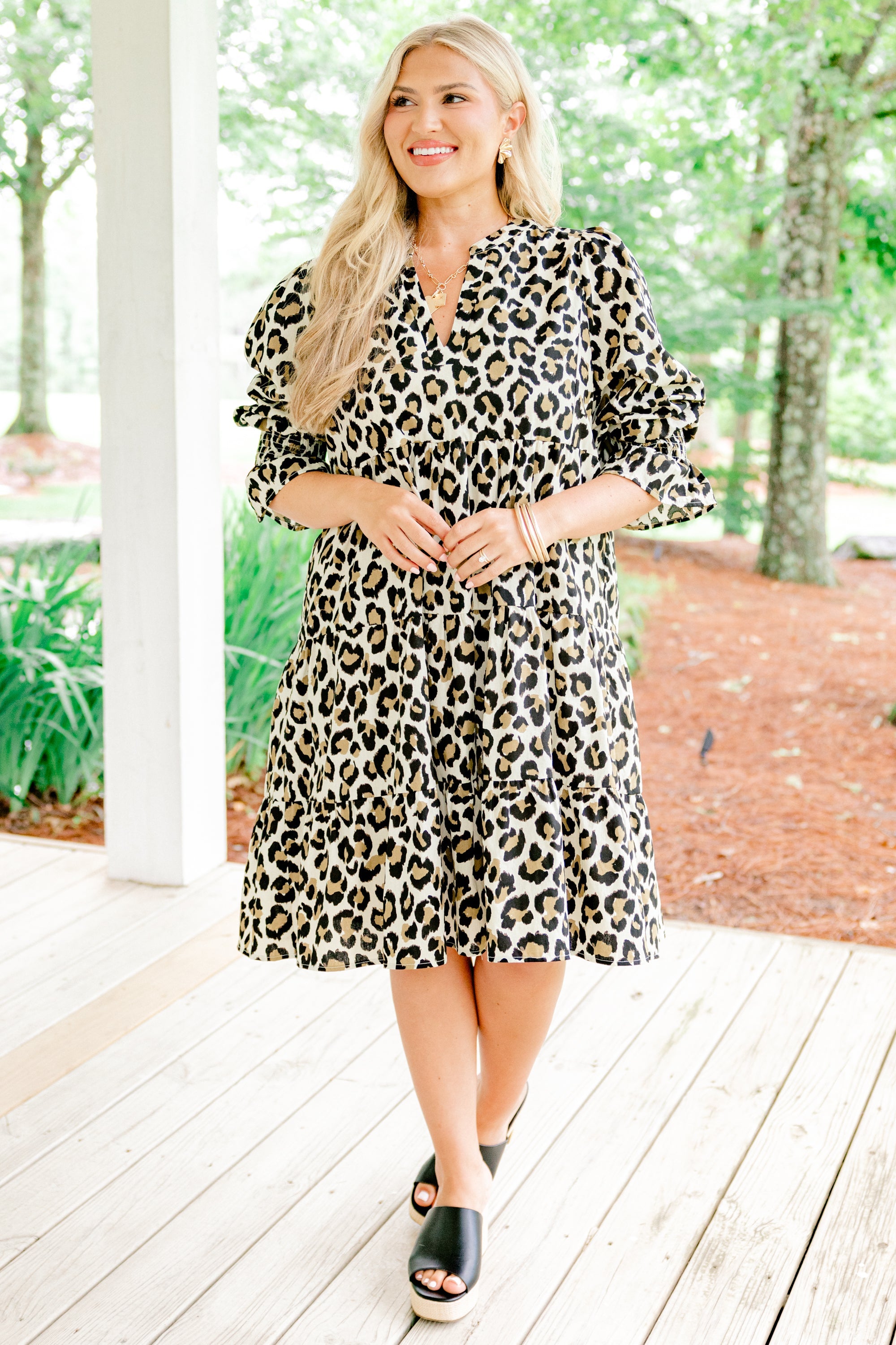 What You Know Dress, Leopard