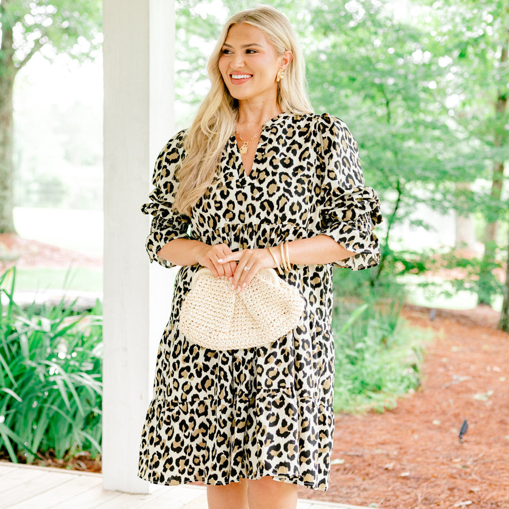 What You Know Dress, Leopard