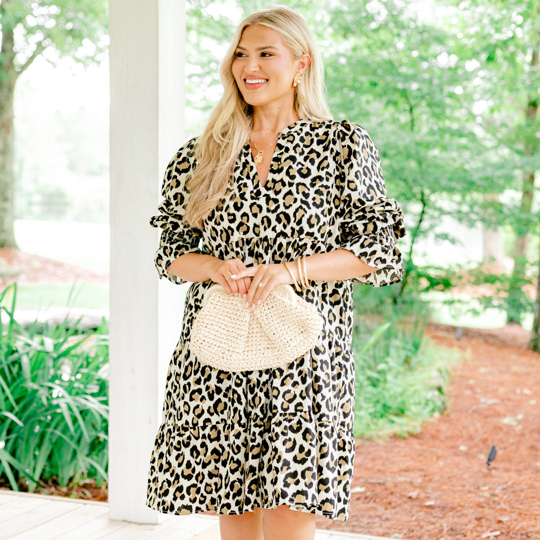 What You Know Dress, Leopard