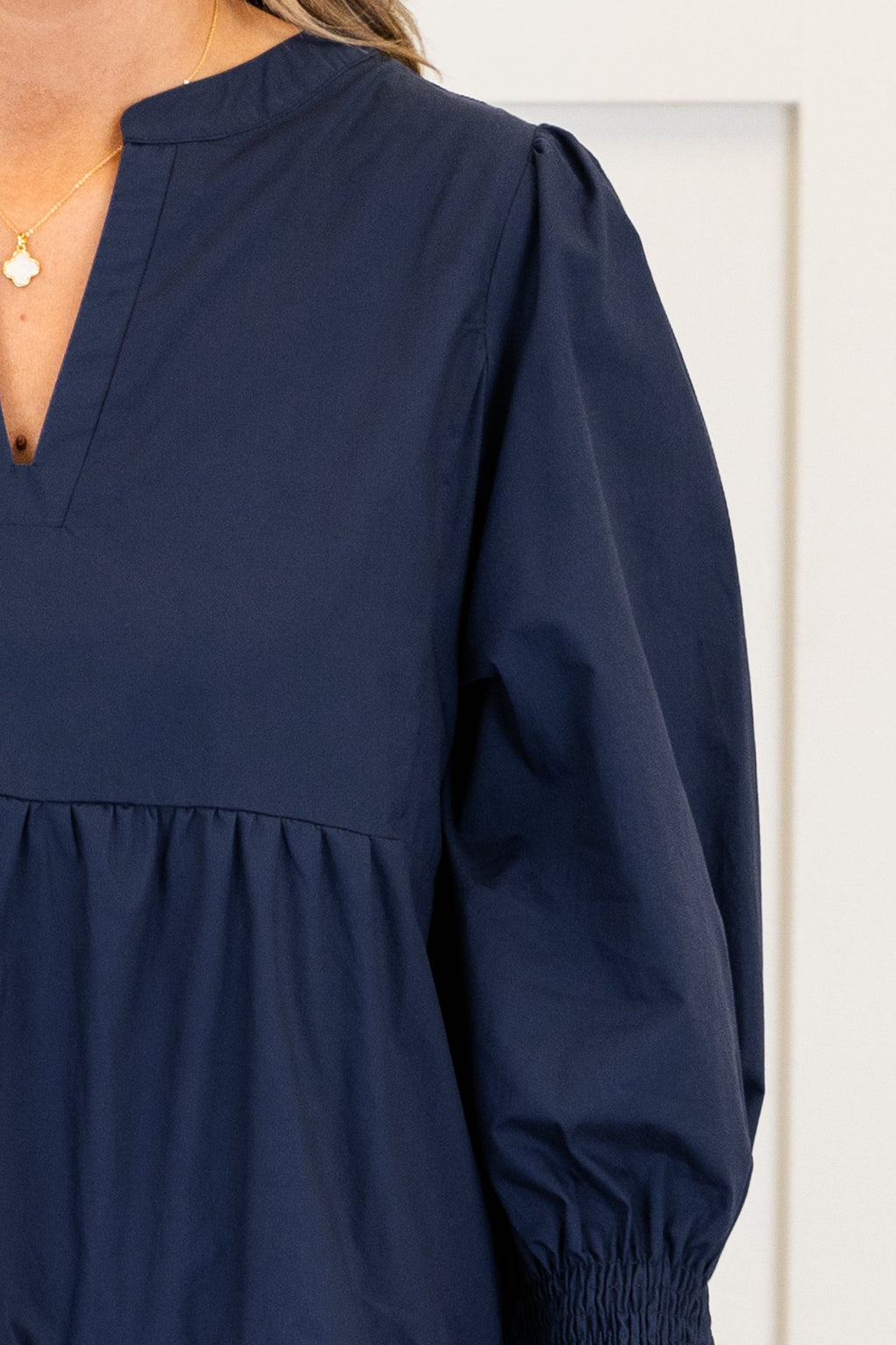 What You Know Dress, Navy