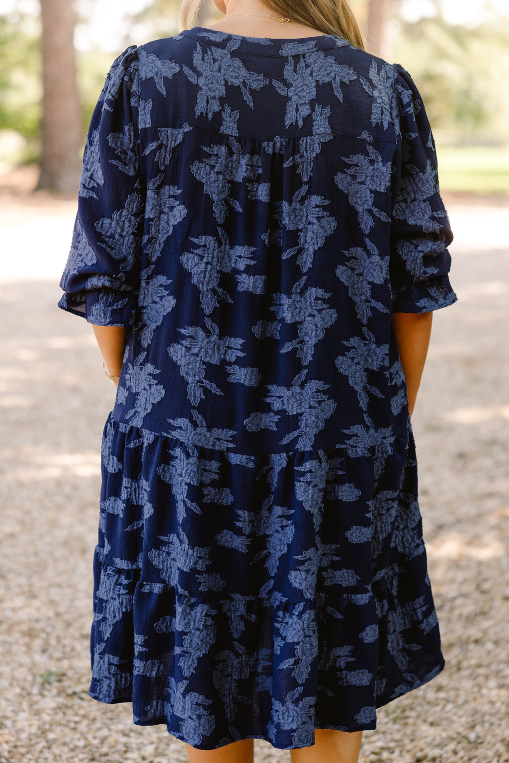 What You Know Dress, Navy Twilight