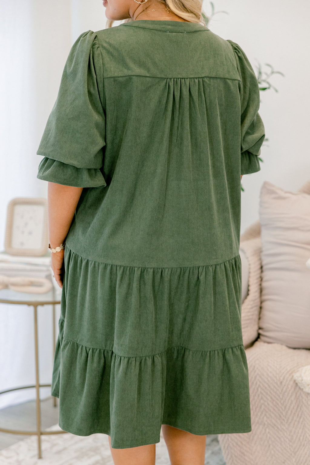 What You Know Dress, OIive Green