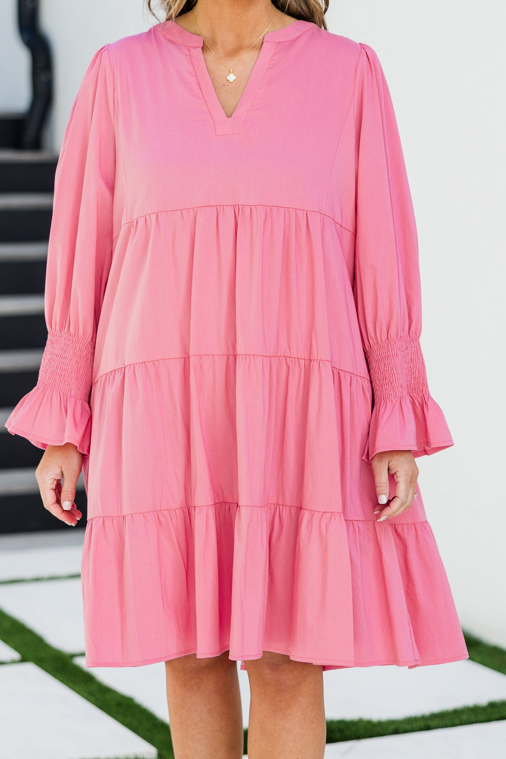 What You Know Dress, Pink