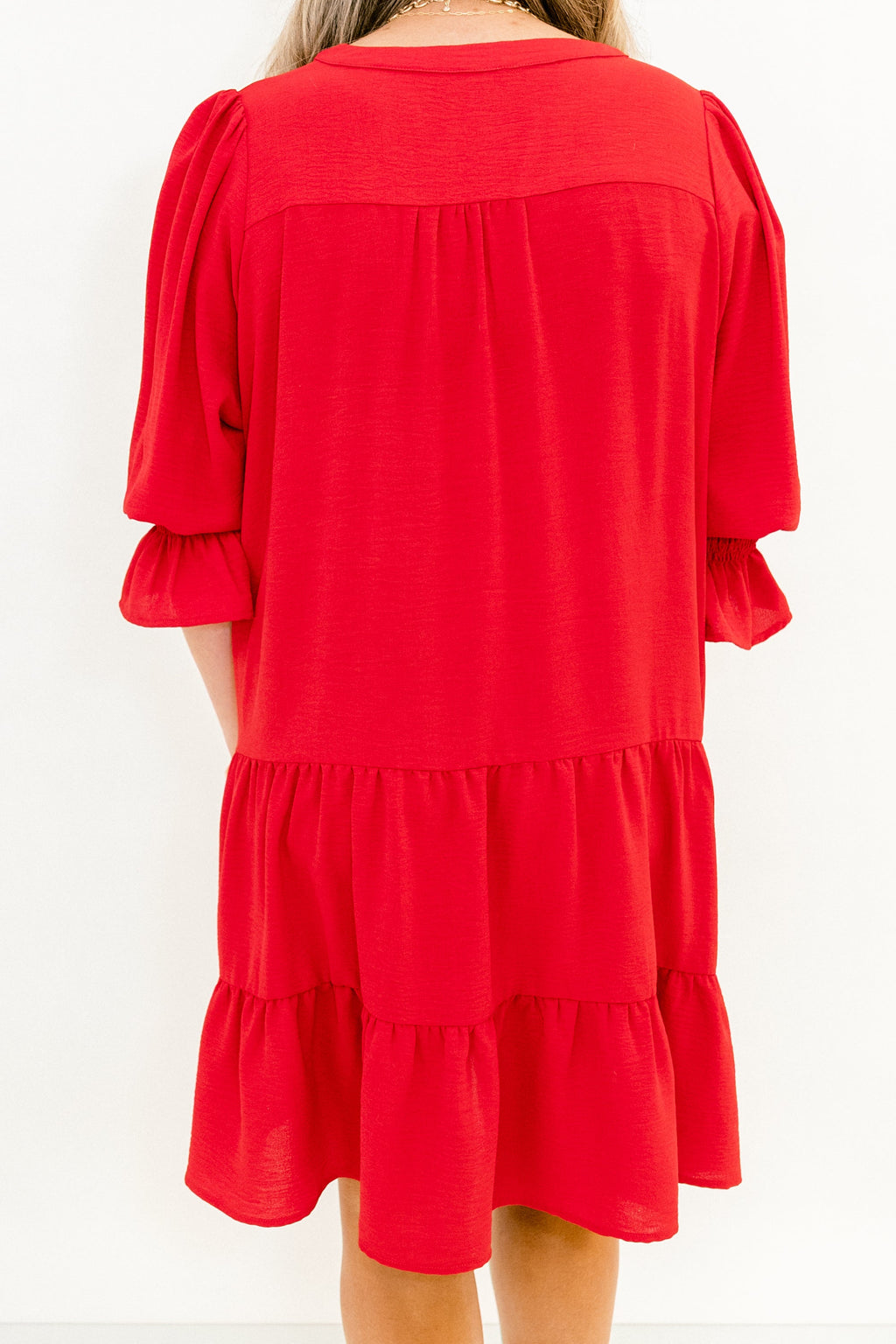 What You Know Dress, Red