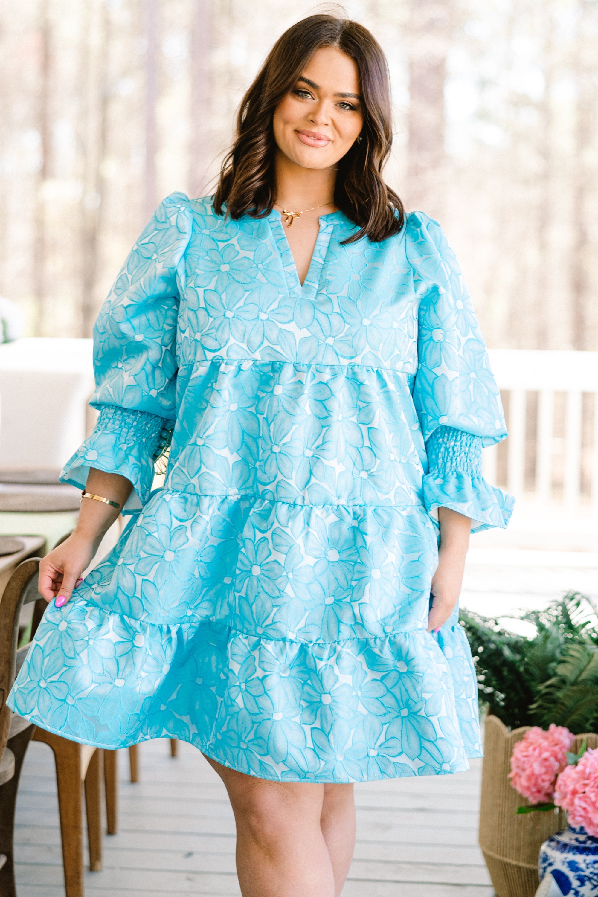 What You Know Dress, Sapphire
