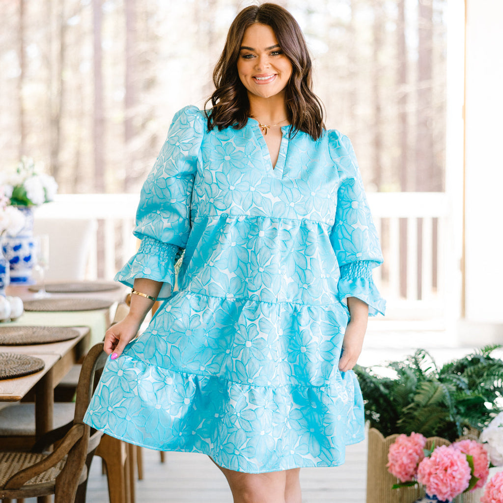 What You Know Dress, Sapphire