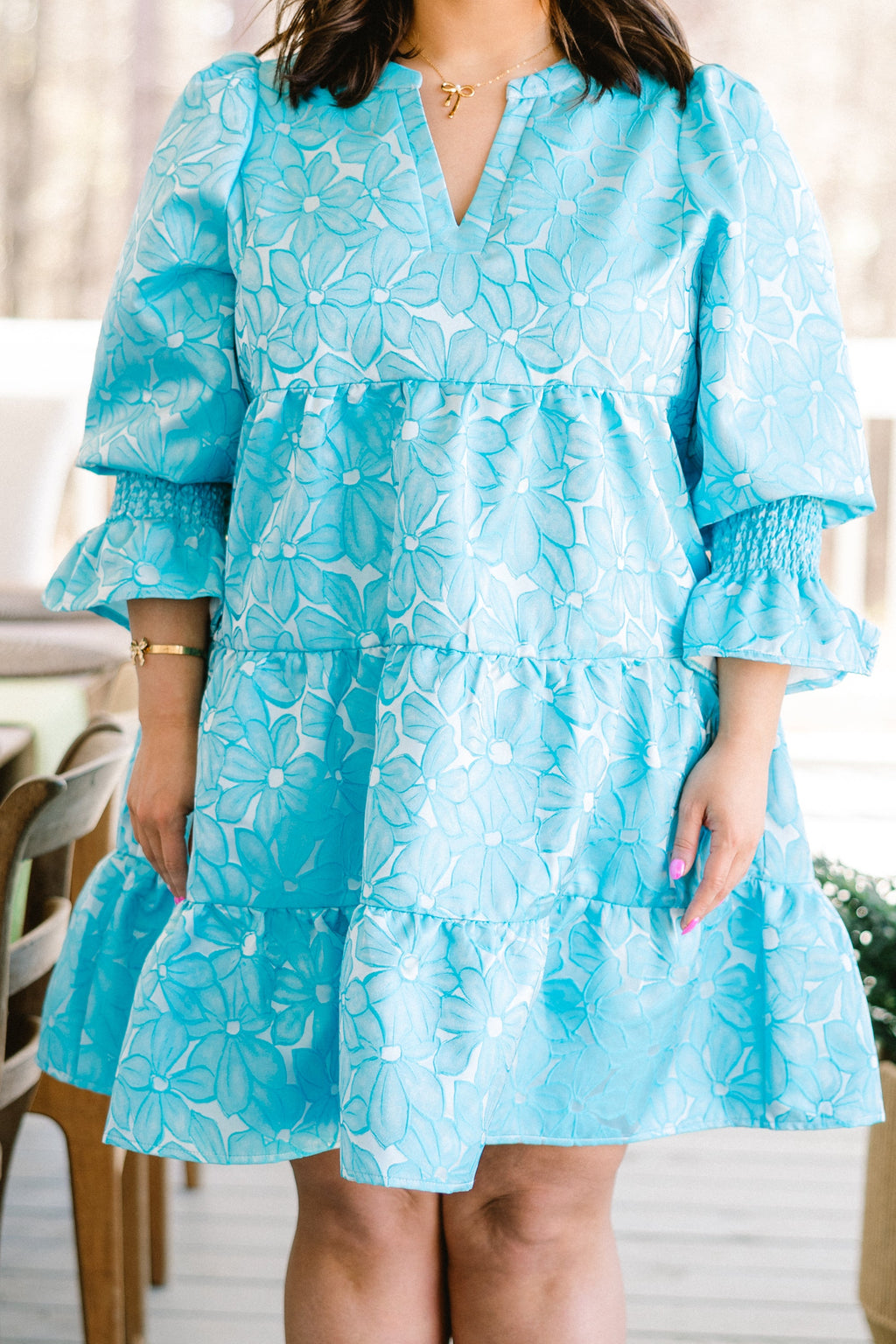 What You Know Dress, Sapphire