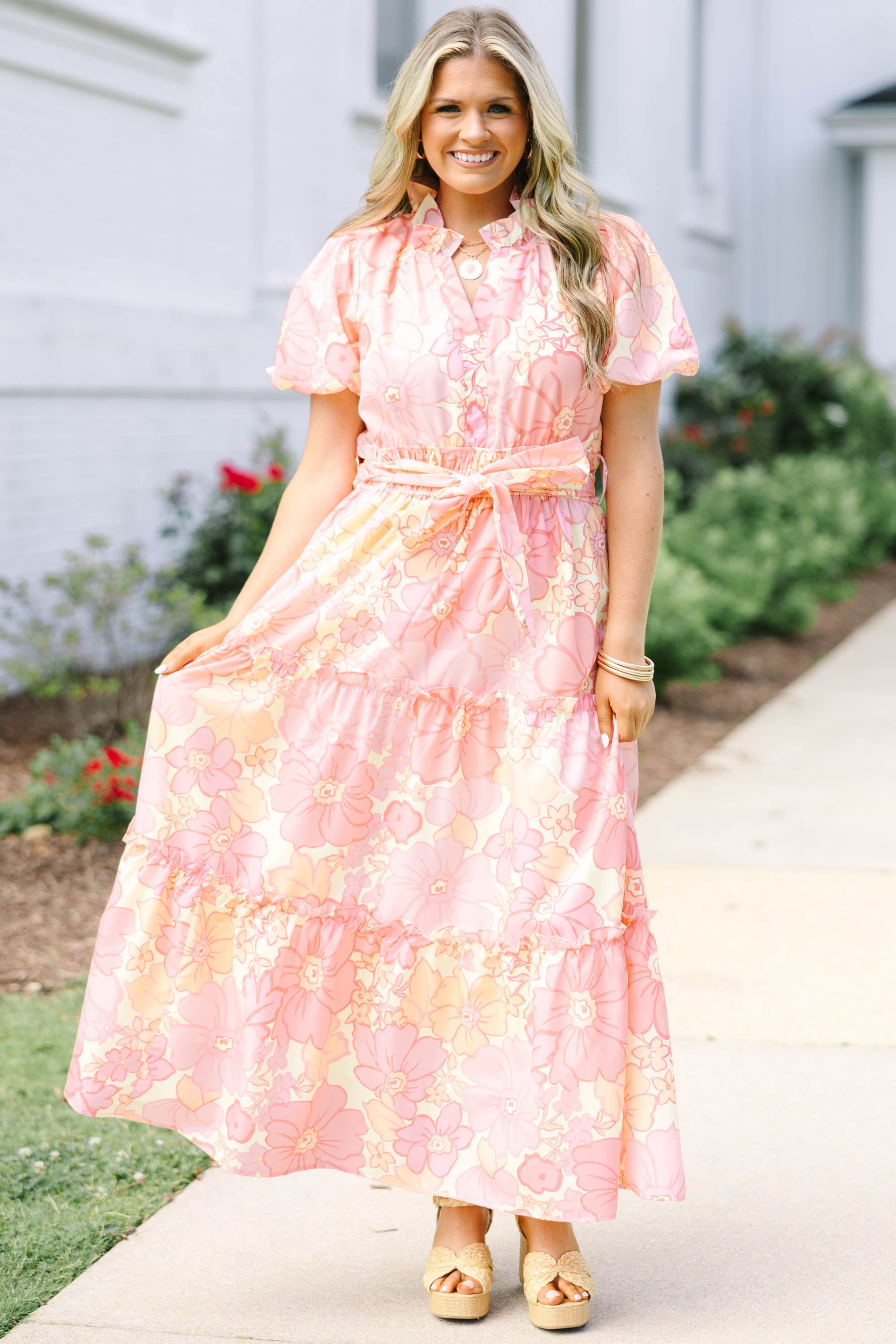 What A Lovely Day Dress, Pink