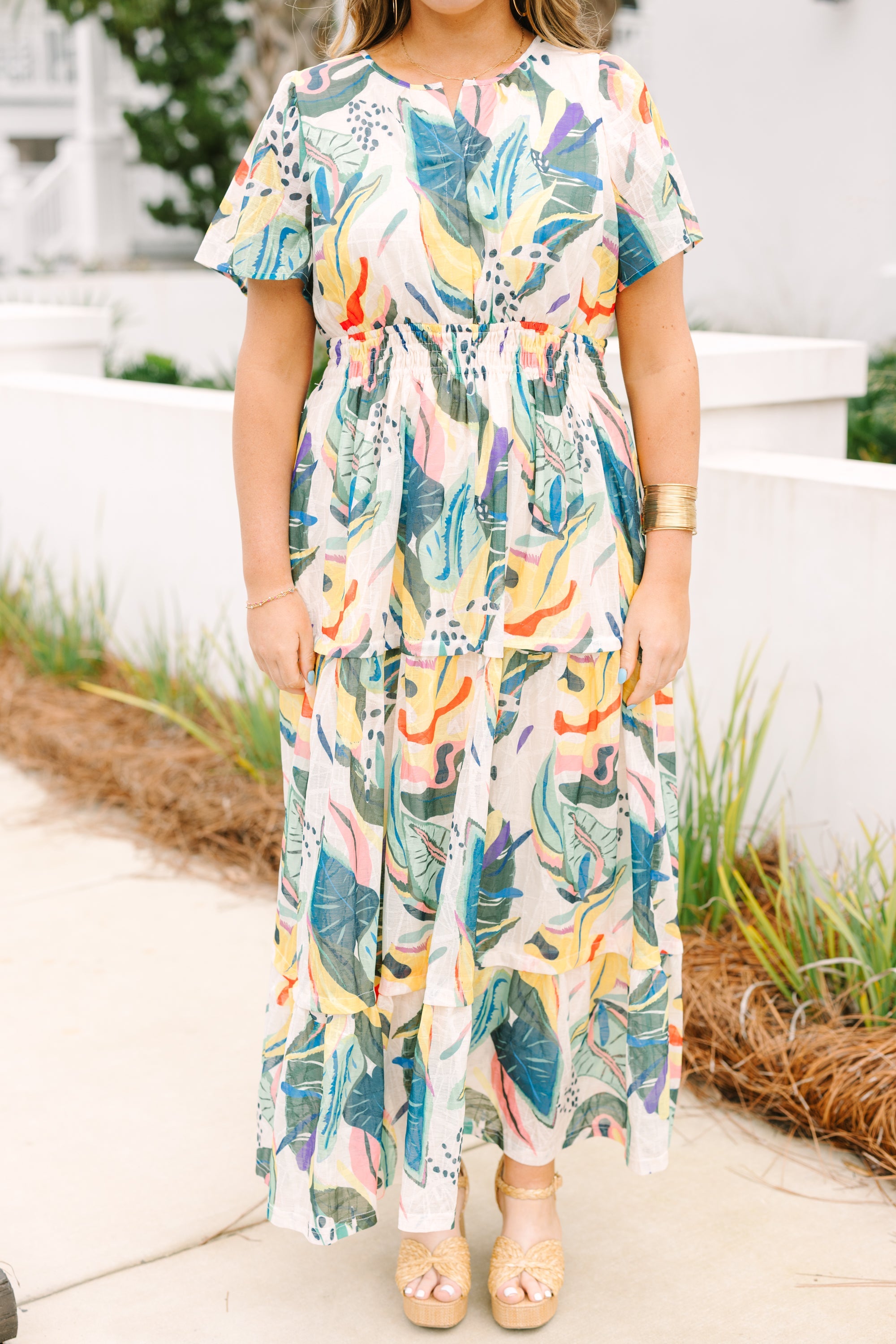 When In Rio Dress, Green Tropical