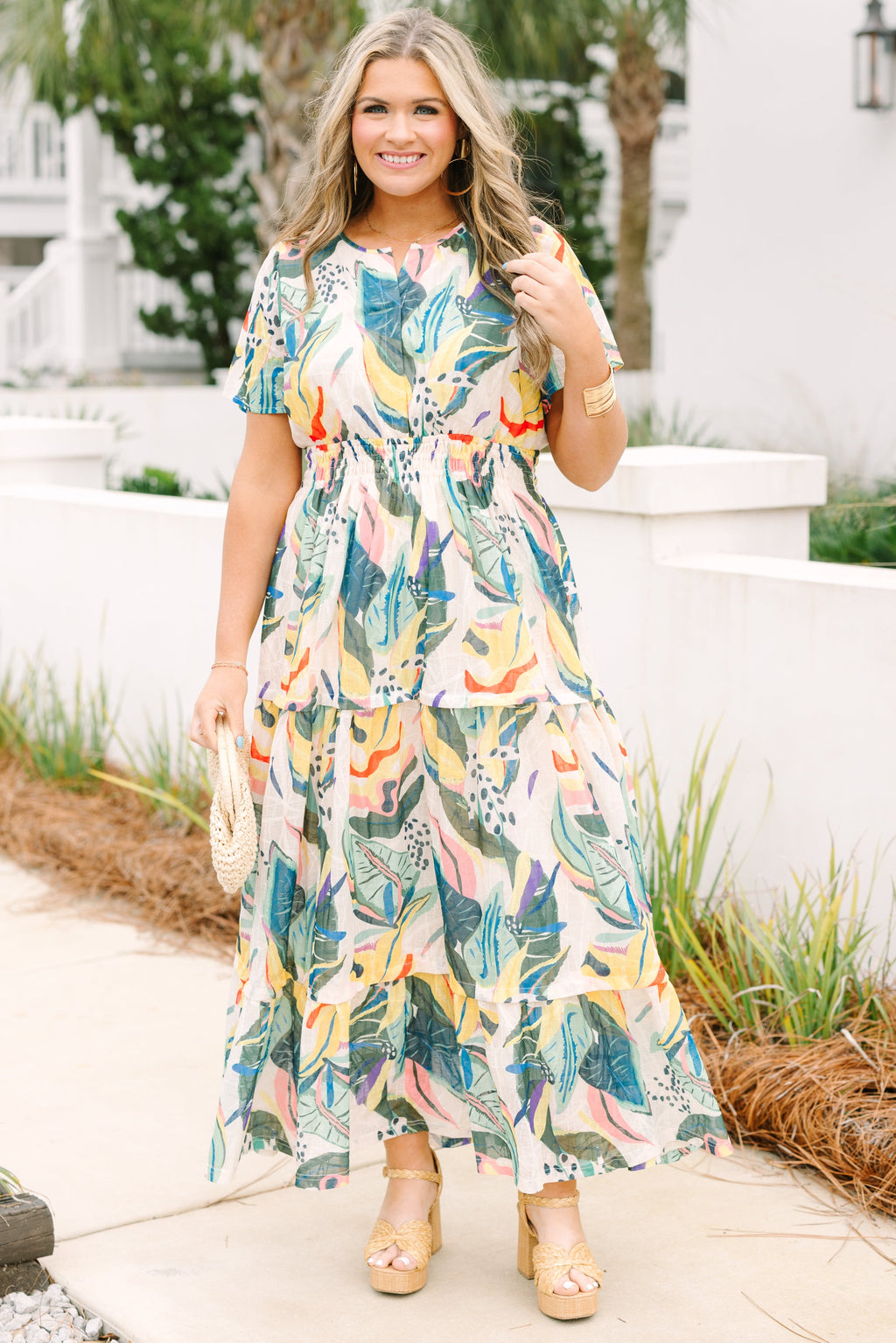 When In Rio Dress, Green Tropical
