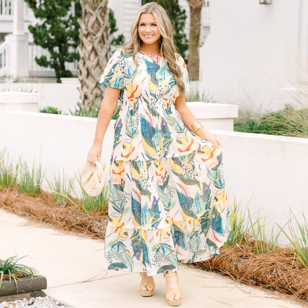 When In Rio Dress, Green Tropical