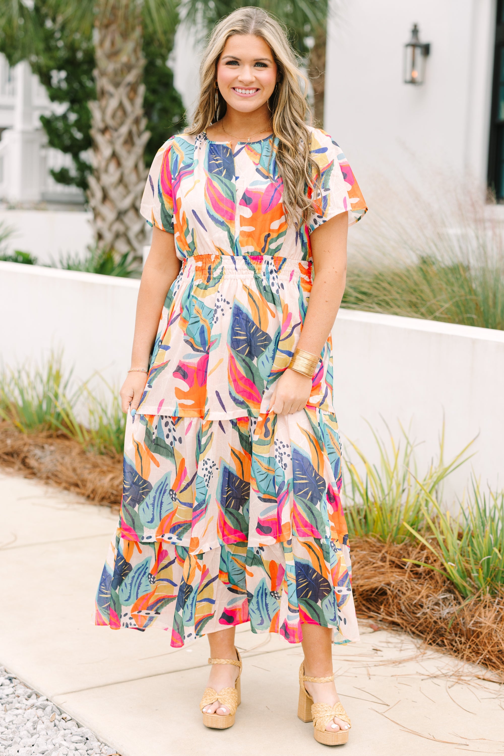 When In Rio Dress, Pink Tropical
