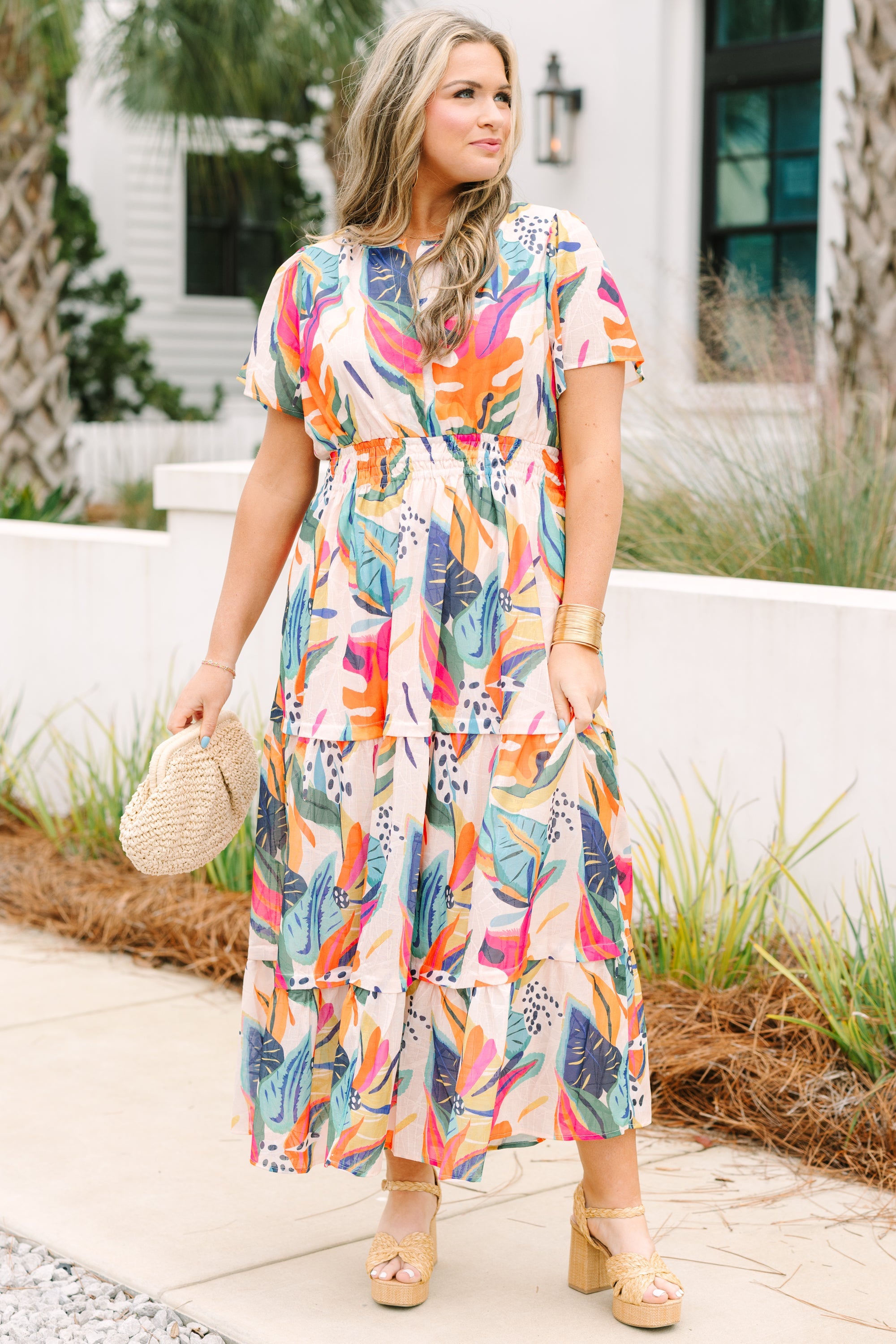 When In Rio Dress, Pink Tropical