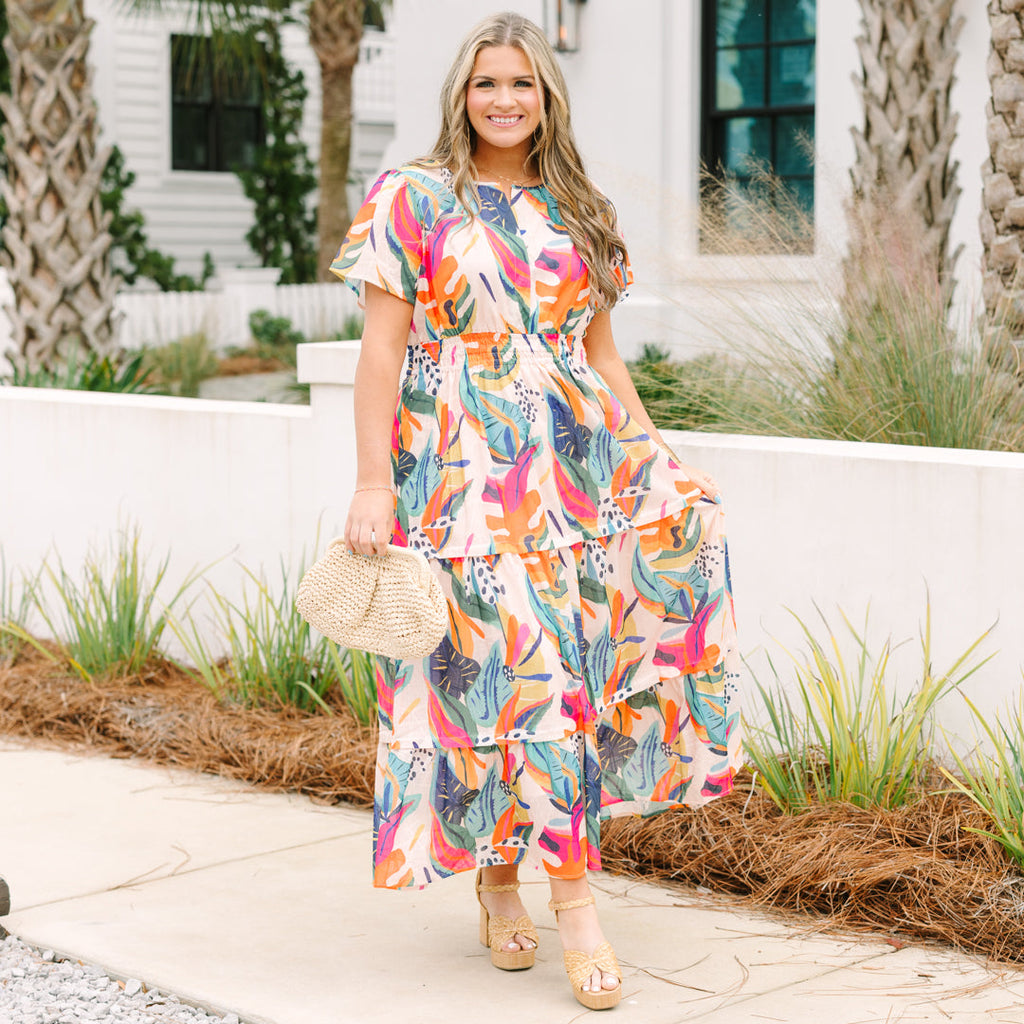 When In Rio Dress, Pink Tropical