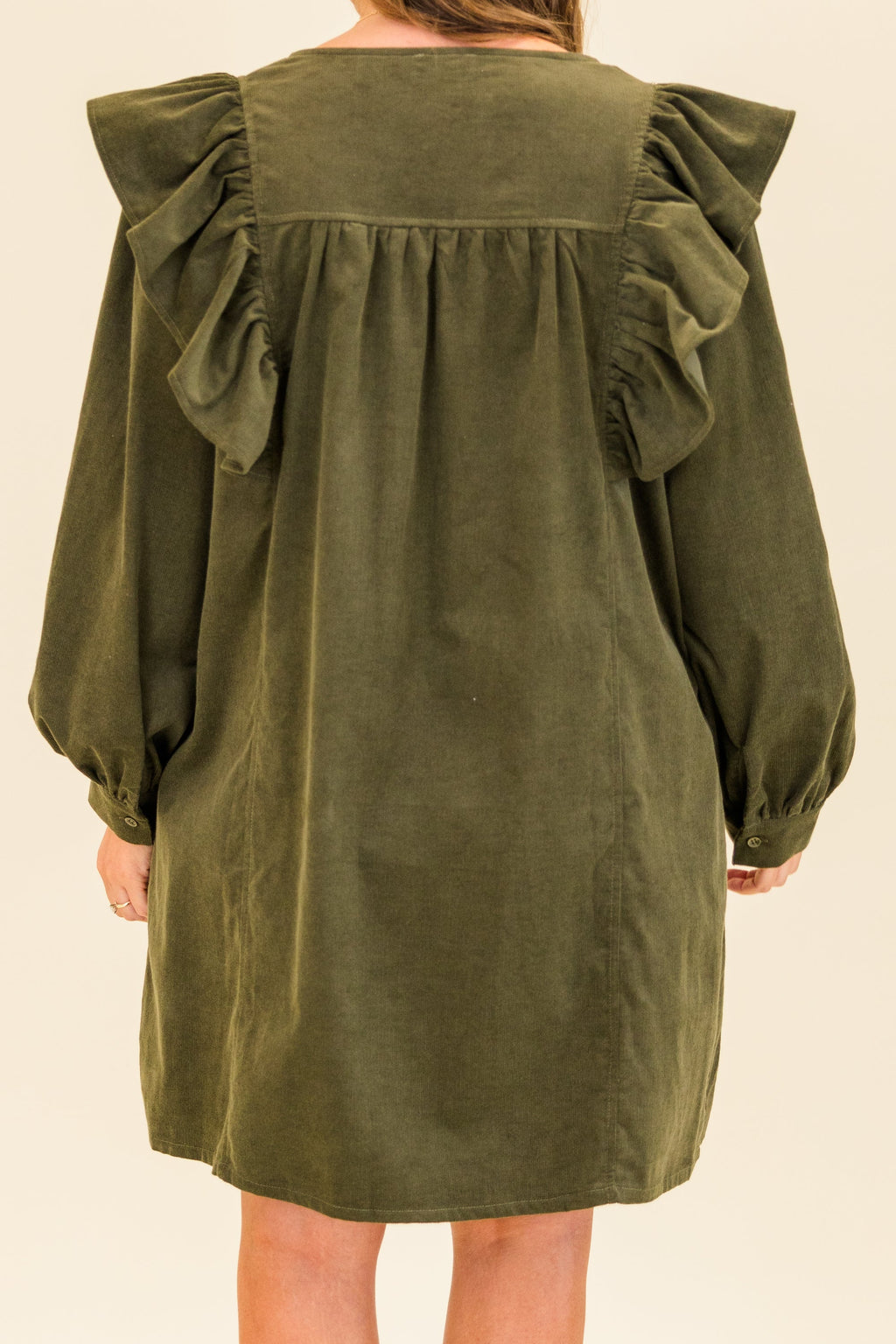 When The Night is Here Dress, Olive