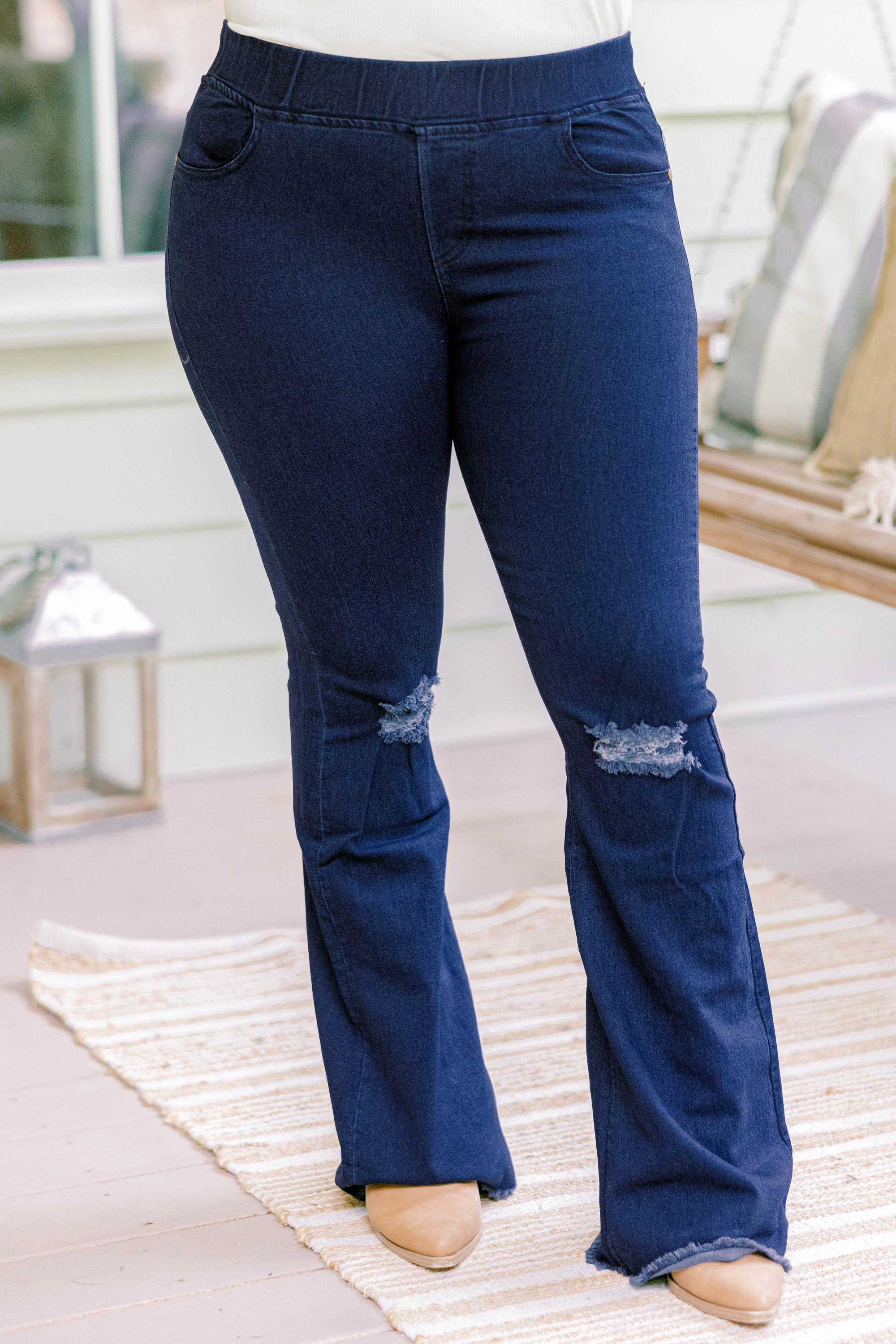 When We Met Jeggings, Blue