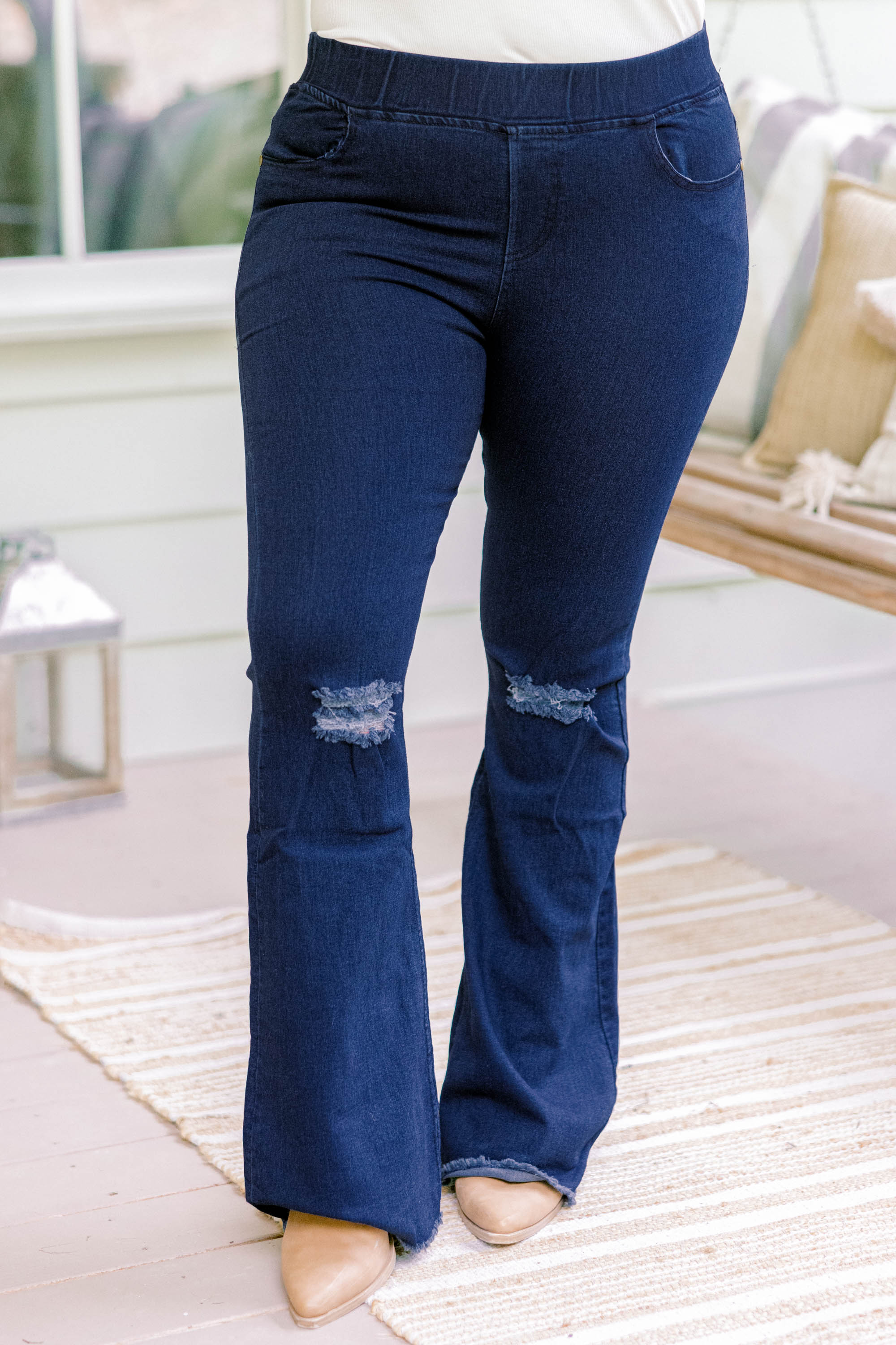 When We Met Jeggings, Blue