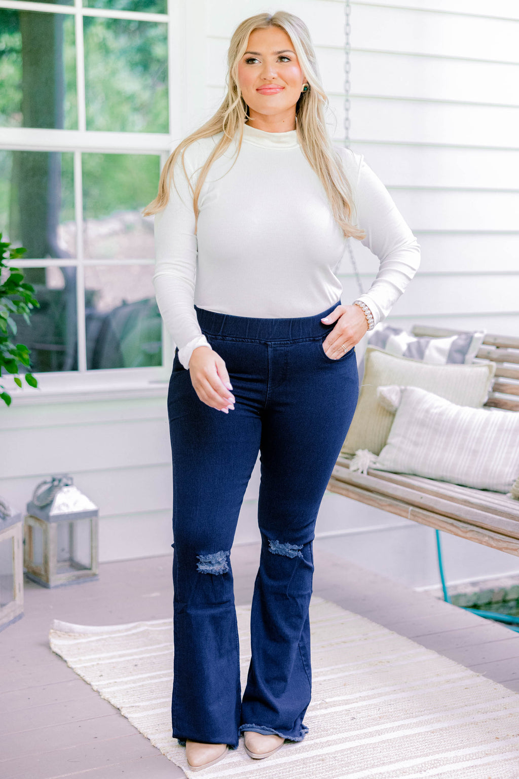 When We Met Jeggings, Blue