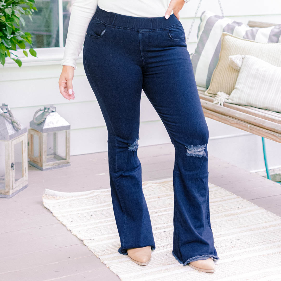 When We Met Jeggings, Blue