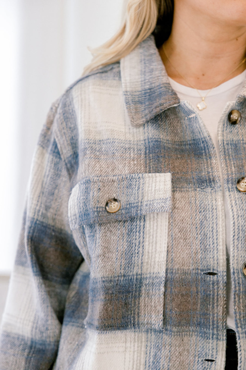 Whenever You're Ready Jacket, Blue