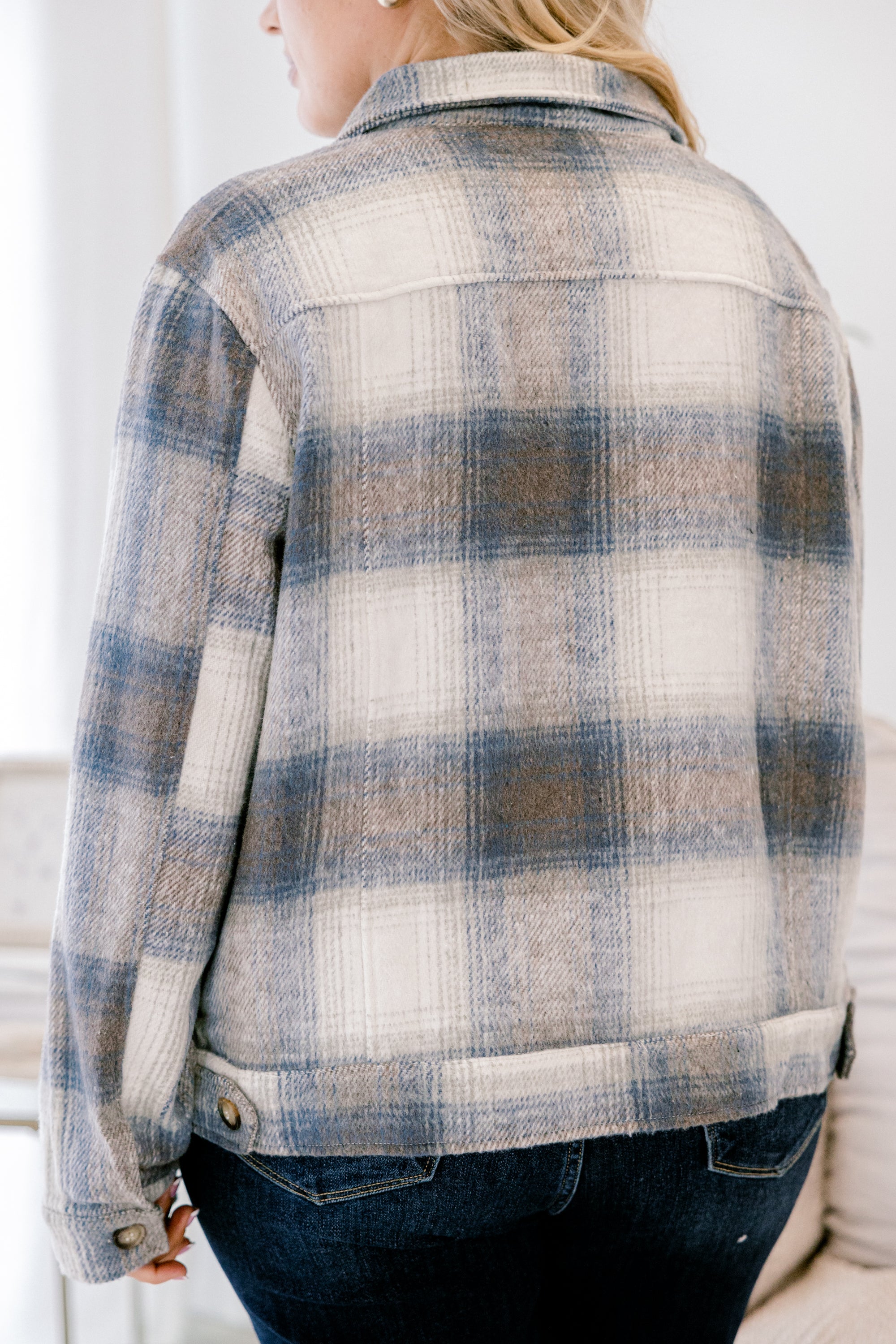 Whenever You're Ready Jacket, Blue