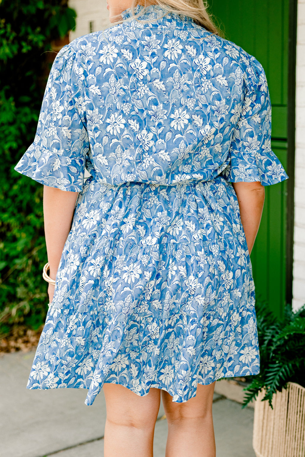 Where Do We Go Dress, Blue Grey