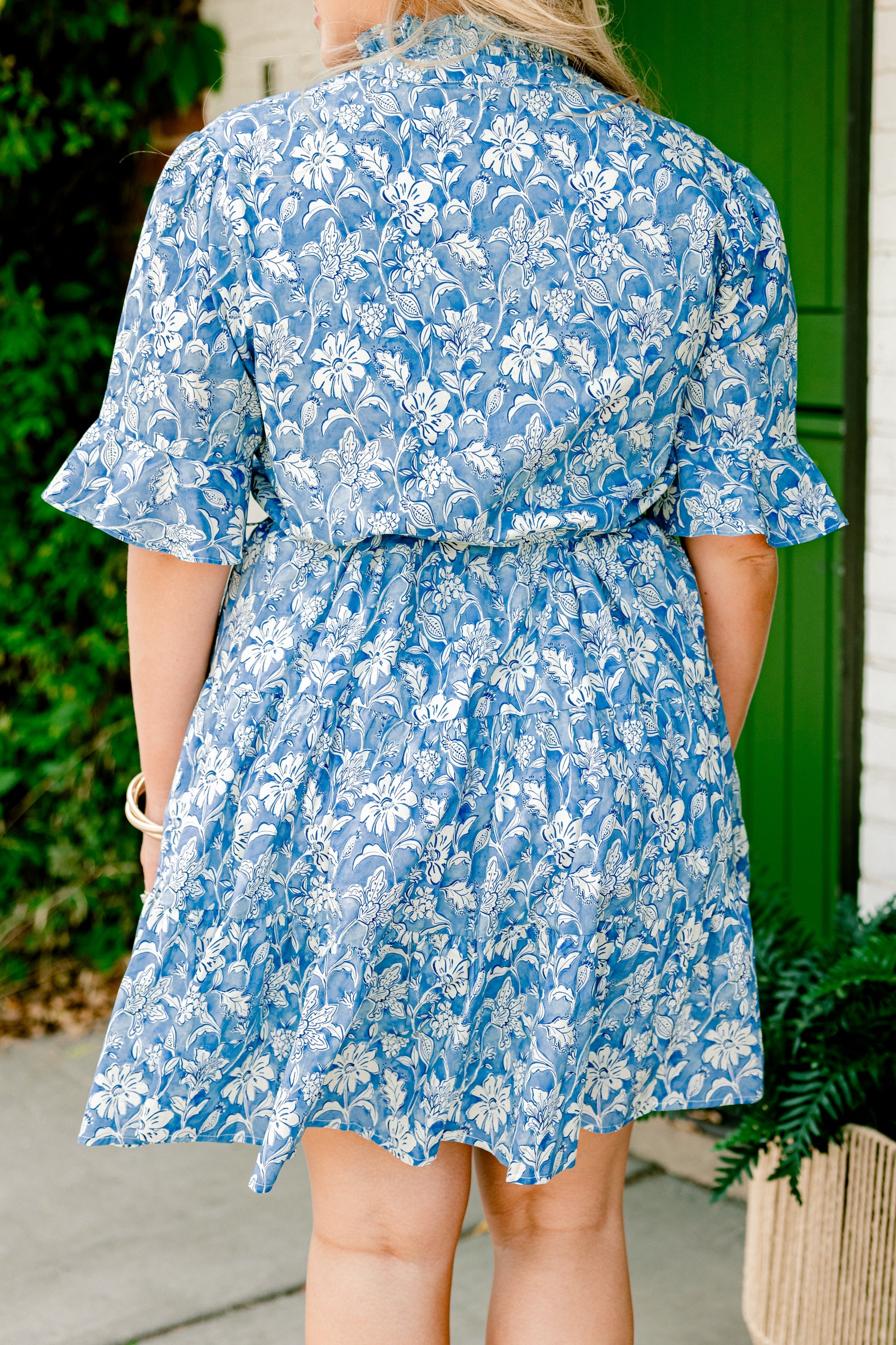 Where Do We Go Dress, Blue Grey