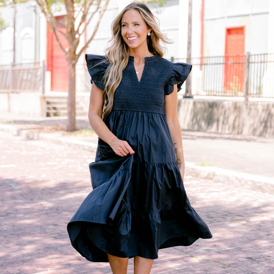 Where Our Story Begins Dress, Navy
