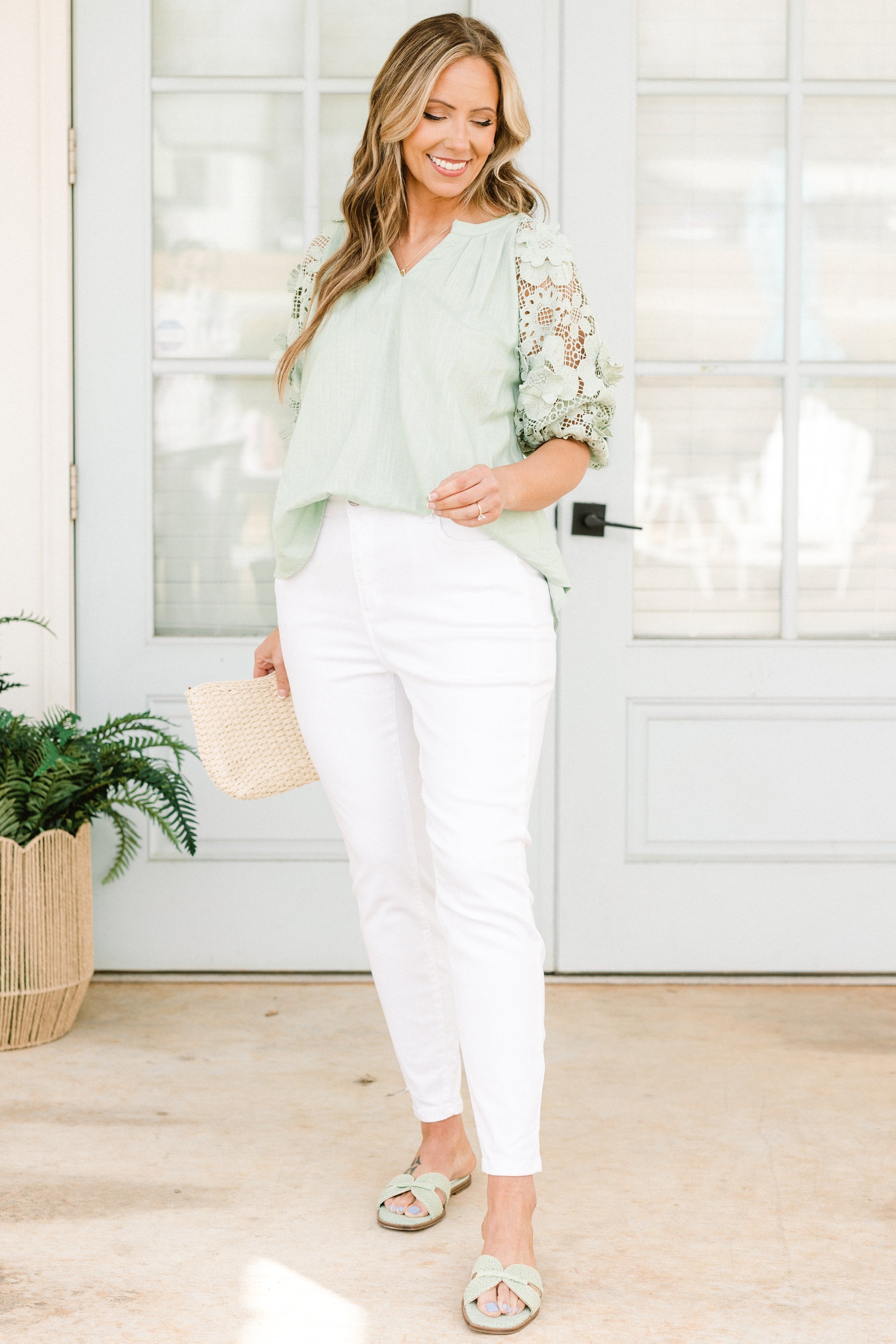 Wherever We Go Jeans, White