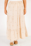 Whimsical Woman Maxi Skirt, Ivory