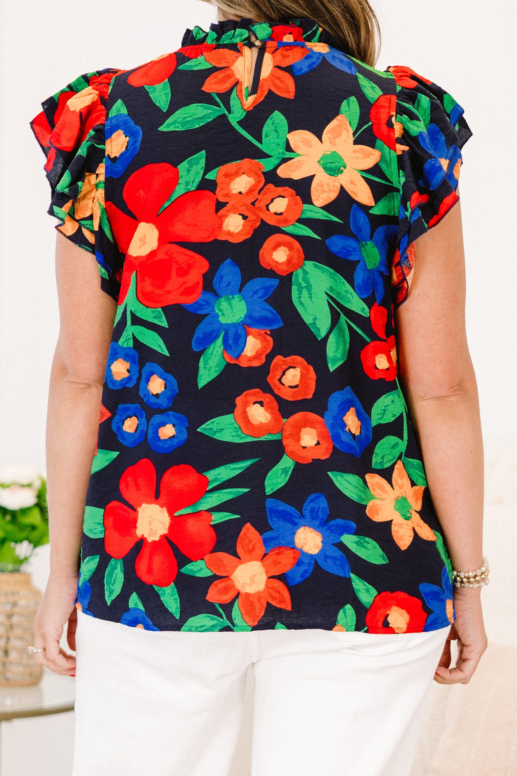Whirlwind Passion Top, Navy
