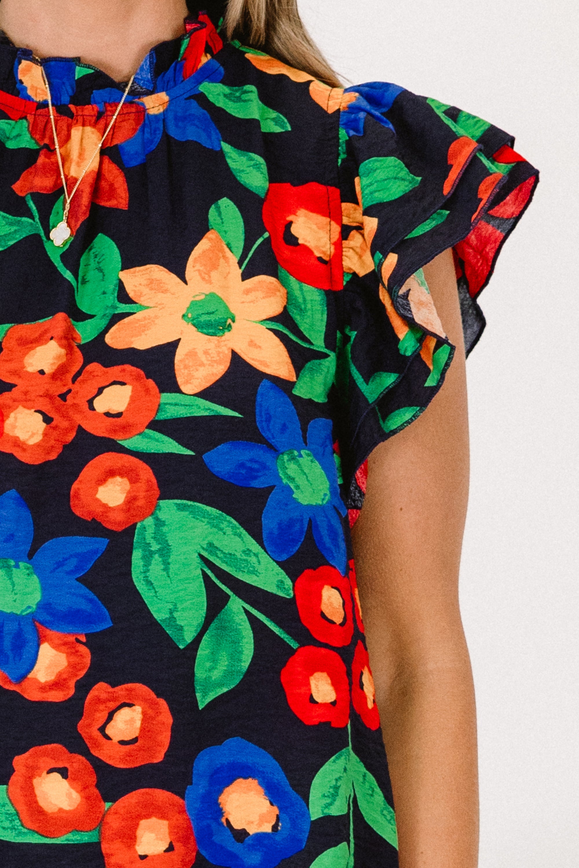Whirlwind Passion Top, Navy