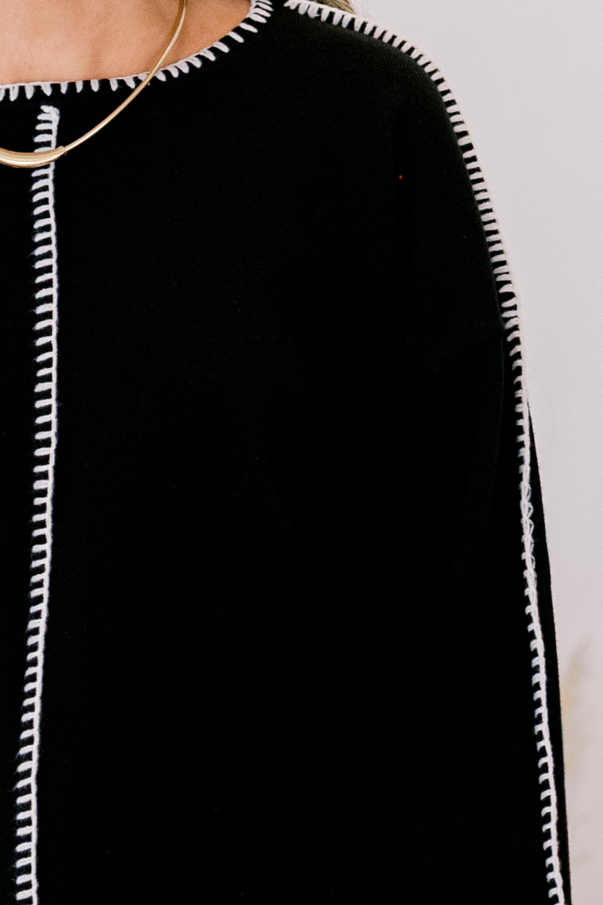 Whispered Comfort Sweater, Black
