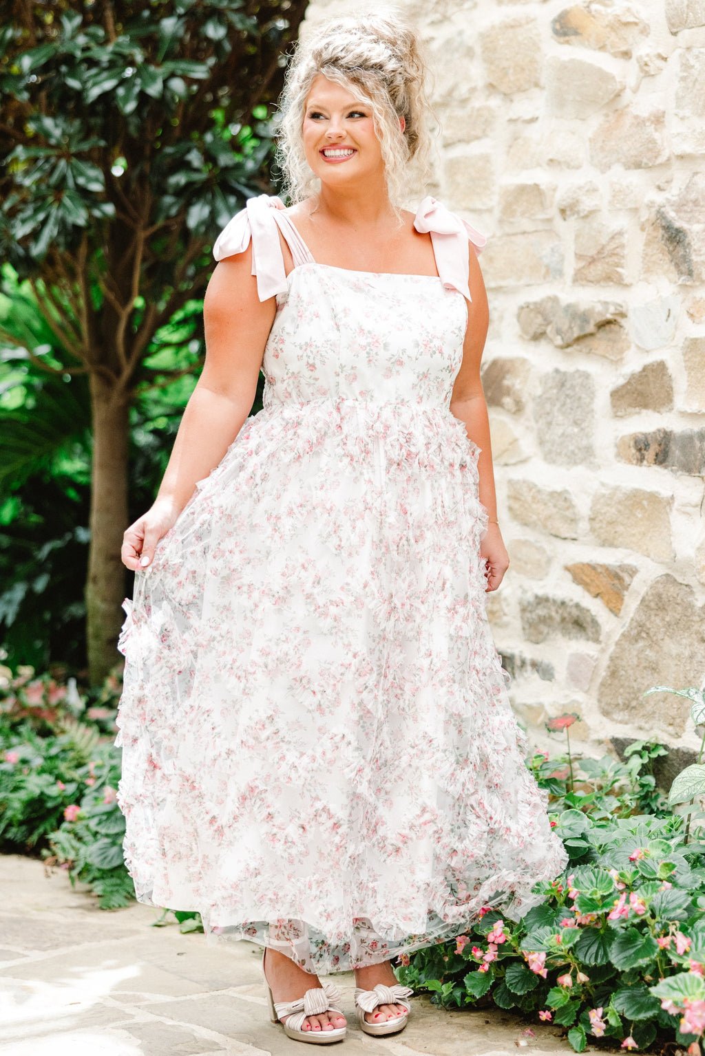 Whispered Wishes Dress, Soft Pink