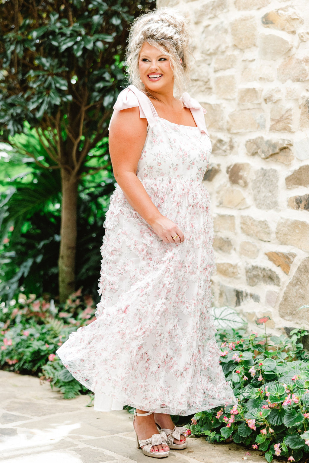 Whispered Wishes Dress, Soft Pink