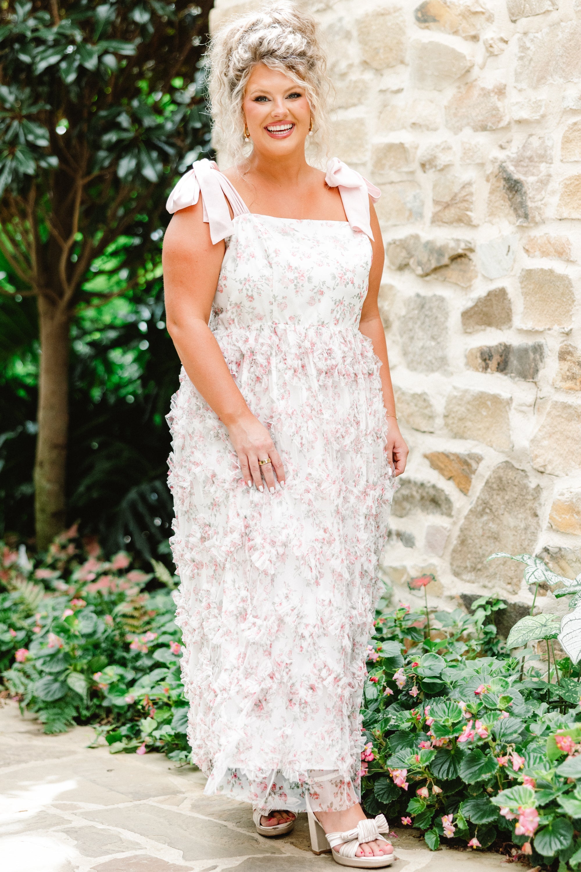 Whispered Wishes Dress, Soft Pink
