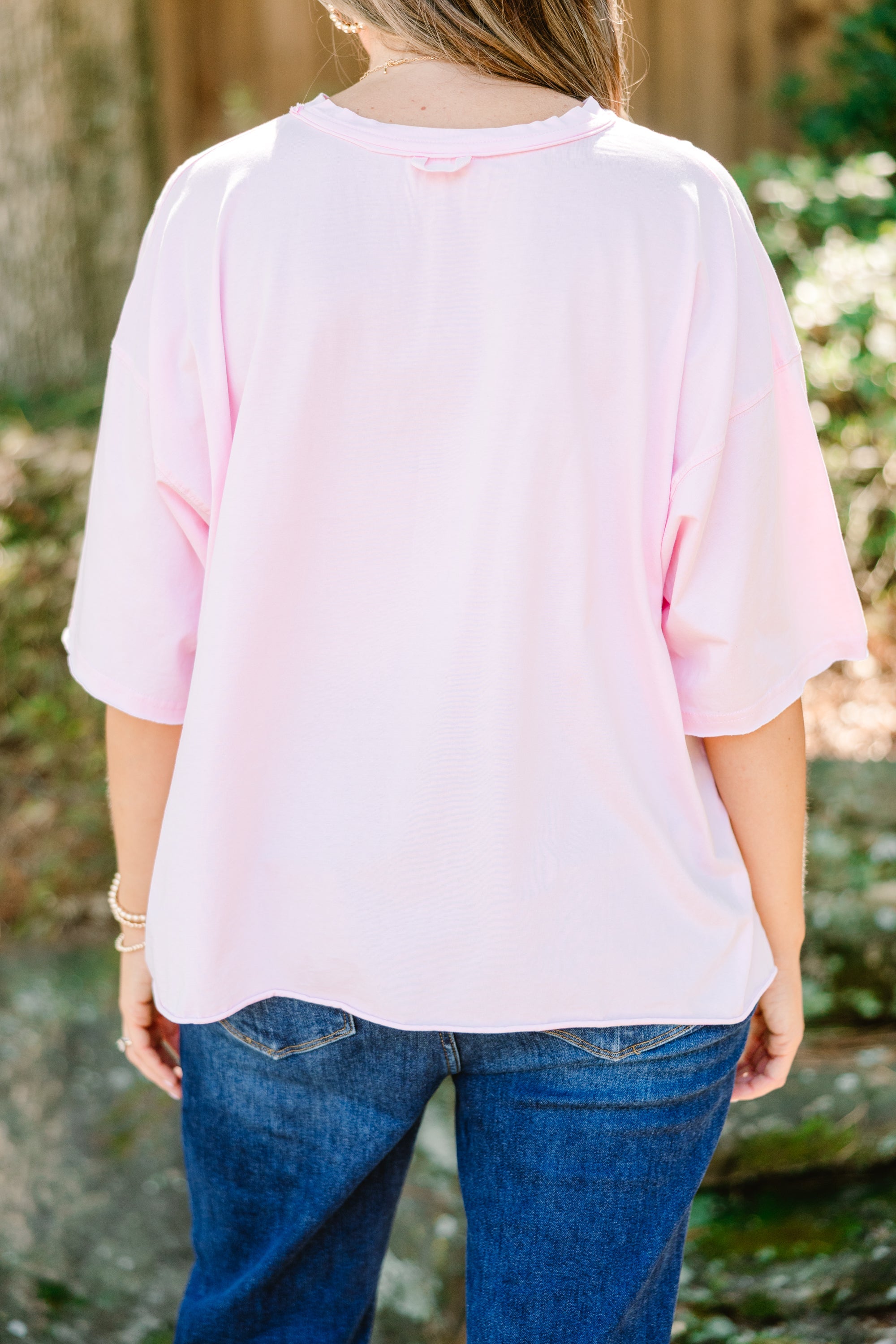 Wild Desert Child Vintage Wash Tee, Pink